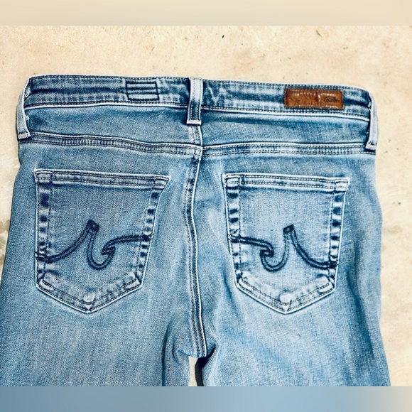 Ag Adriano Goldschmied DENIM Midi Ankle Leggings - Woman Sz 25R STRETCH - BLUE - Picture 7 of 15